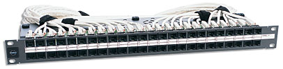 PowerCat 5e - 1U 48 Port Patch Panel