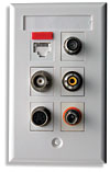 Streamline Plastic and Stainless Steel Wallplates